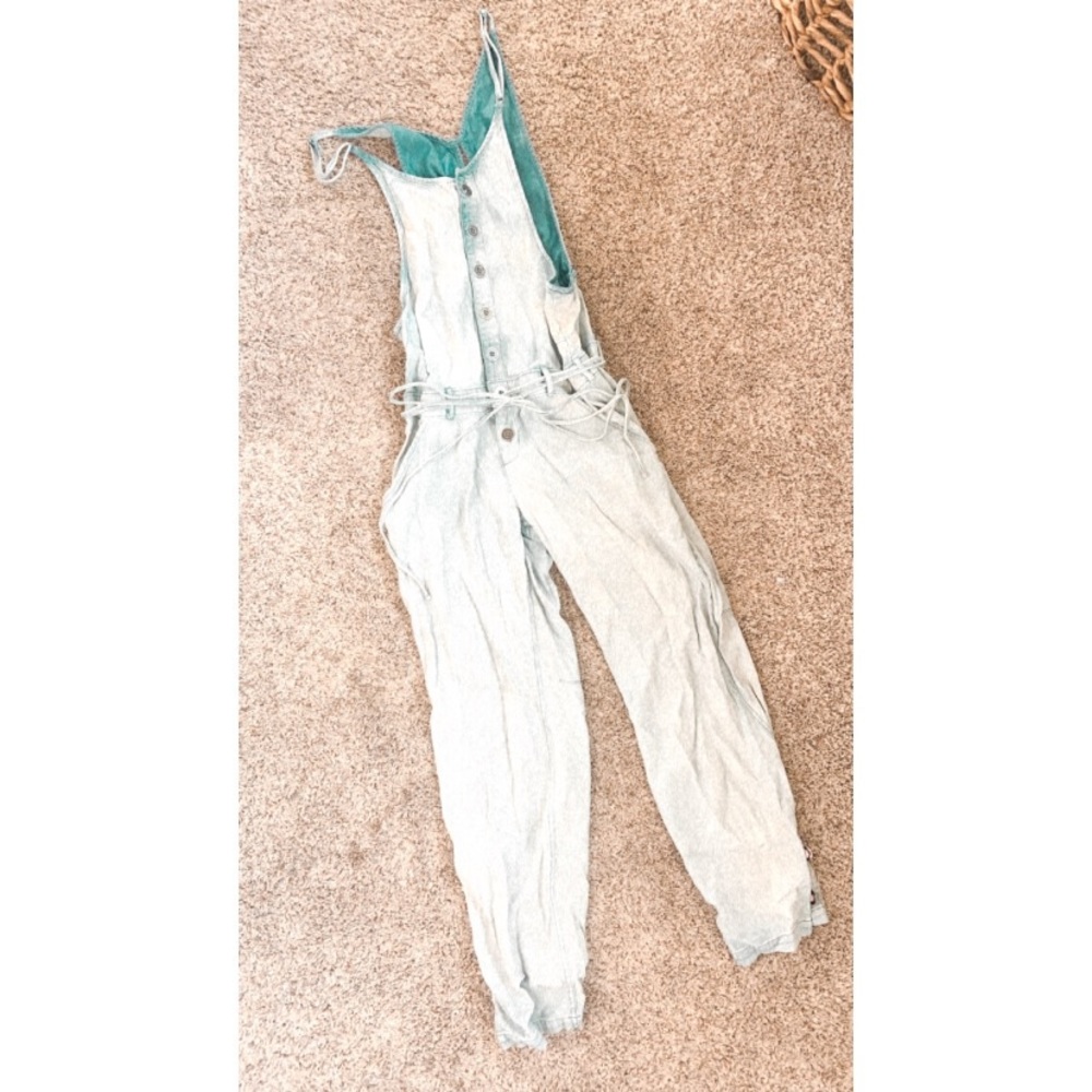 Free people denim overalls